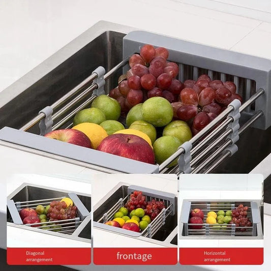 Adjustable & Expandable Basket | Cutlery Basket for Kitchen Sink