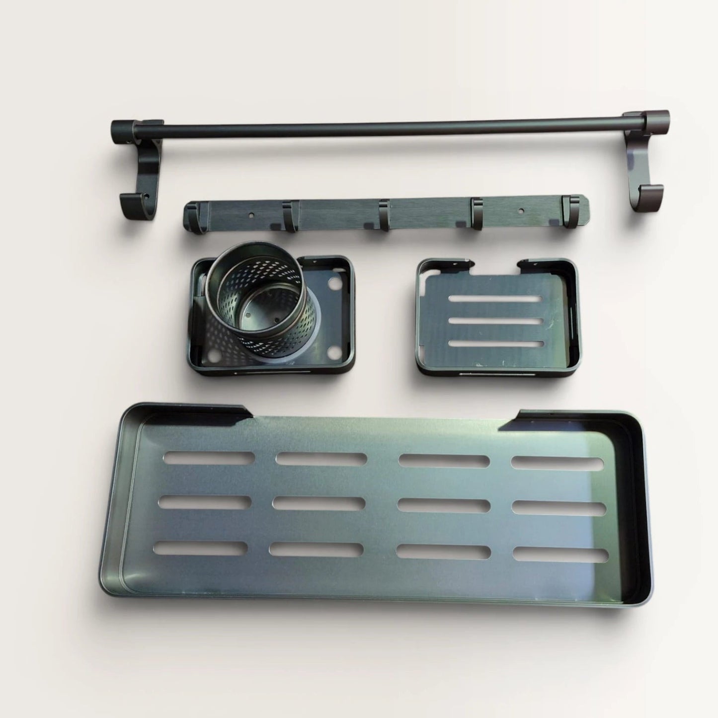 Bathroom Accesories Set 5 pcs | Aluminium Accessories Set