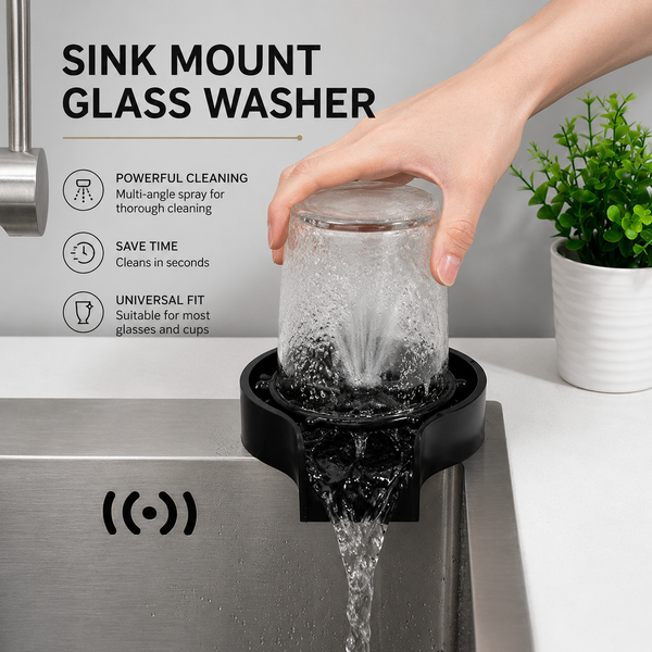 Glass Washer for Kitchen Sink