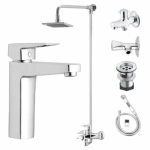 Delta Lever Set | Complete Bathroom Set - Faisal