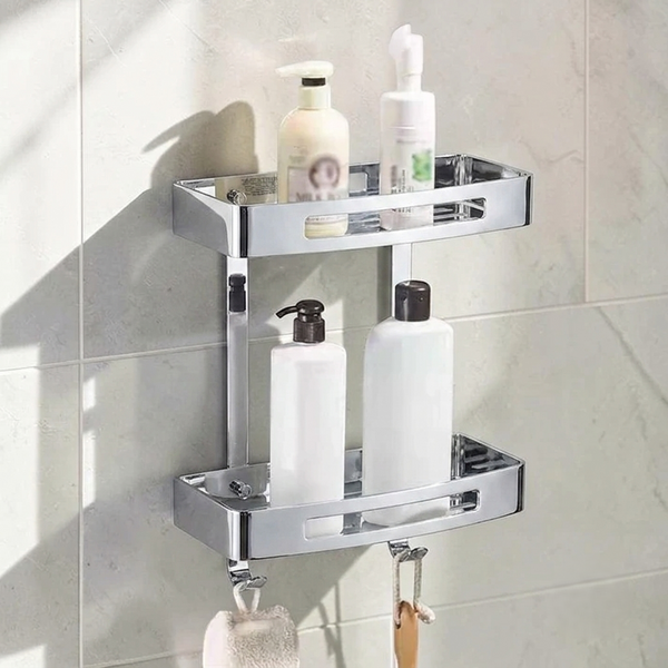 Centre Shelf SS | Double Shelf | Wall Mounting