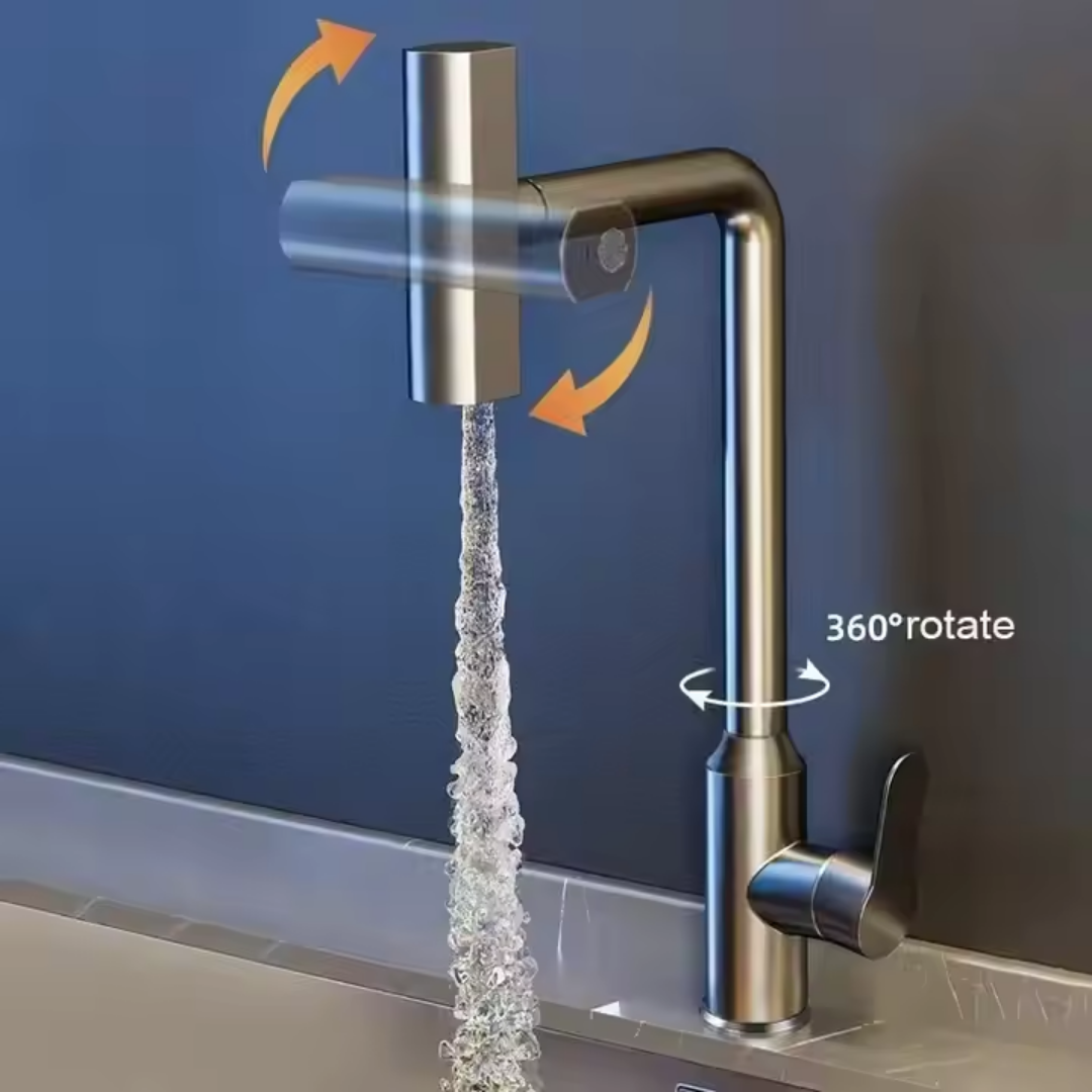 4 way Multifunction Pull Out type Kitchen Sink Mixer - FL