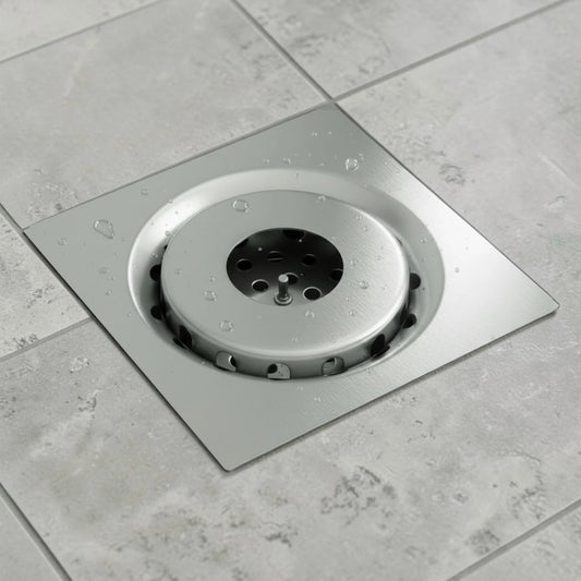 Floor Drain Waste | SS Floor Jali in 6 inch by 6 inch